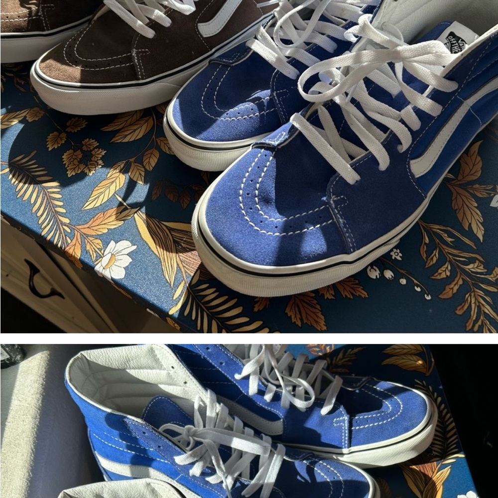 Vans Men's Blue Canvas Sneakers bundle